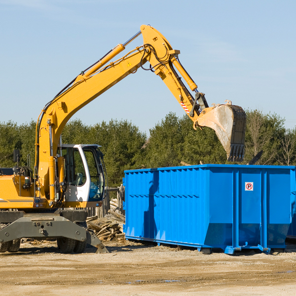 what size residential dumpster rentals are available in Waycross Georgia